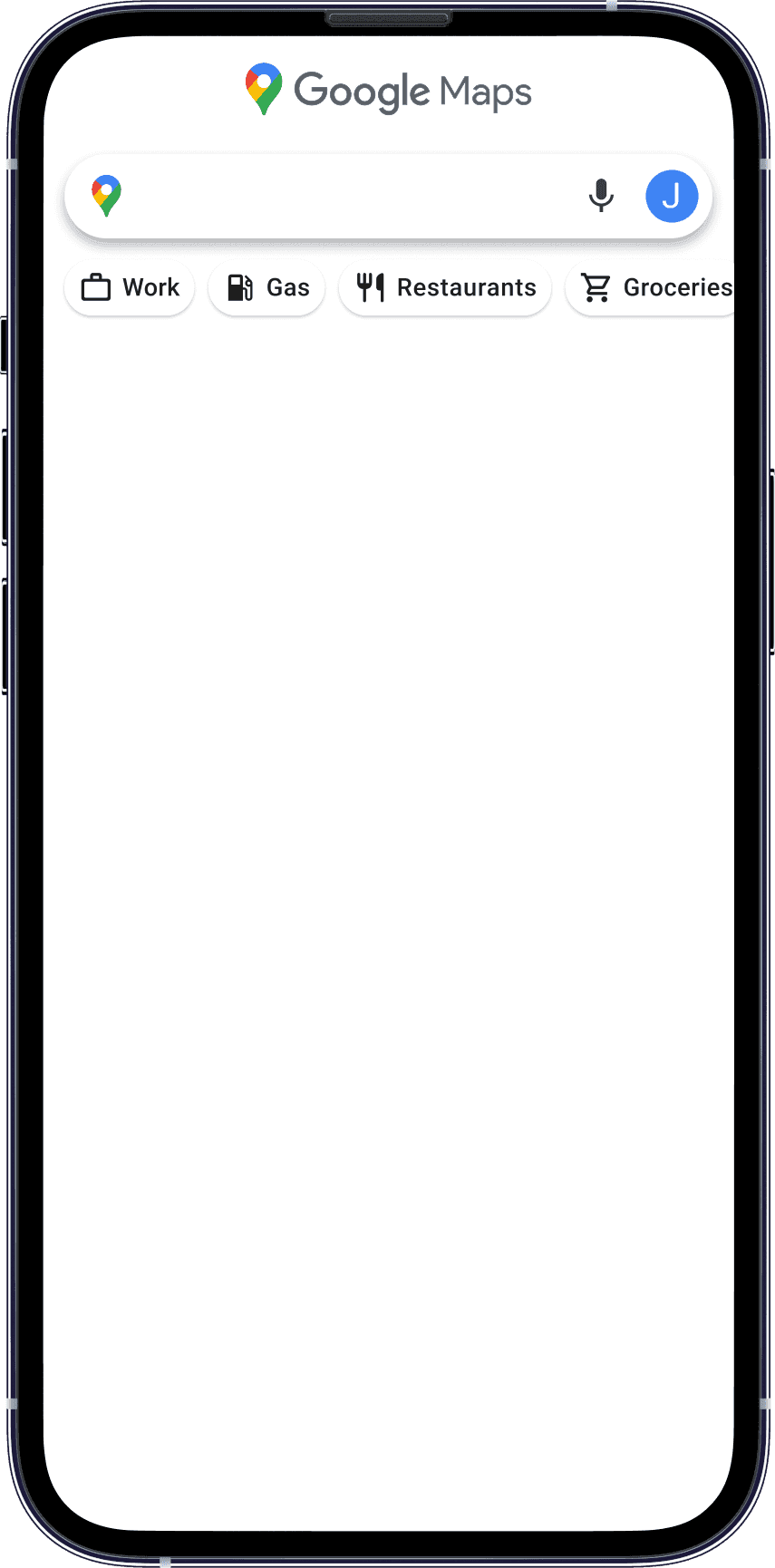 Animated Google Maps ranking on a phone